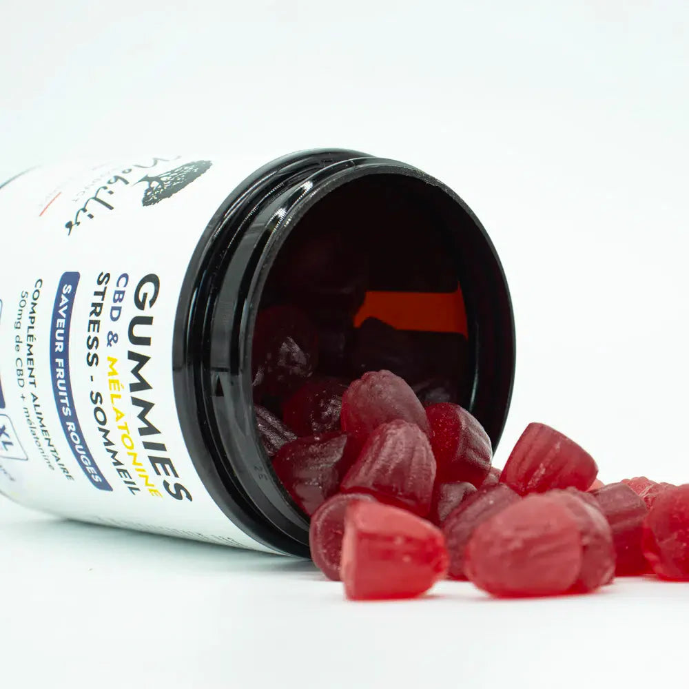 Gummies CBD + Mélatonine – Sommeil