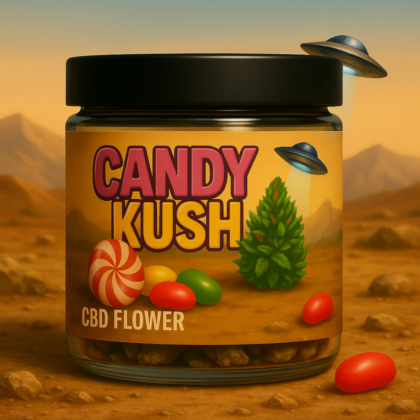 FLEUR CBD – CANDY KUSH – GLASSHOUSE