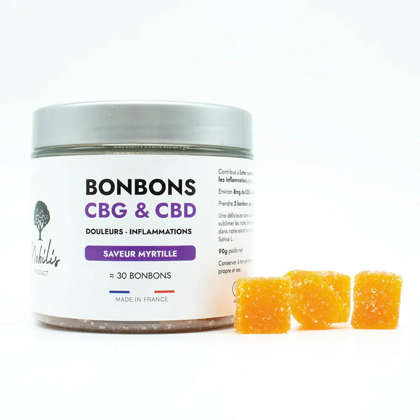 Bonbons CBD & CBG Douleurs et Inflammations