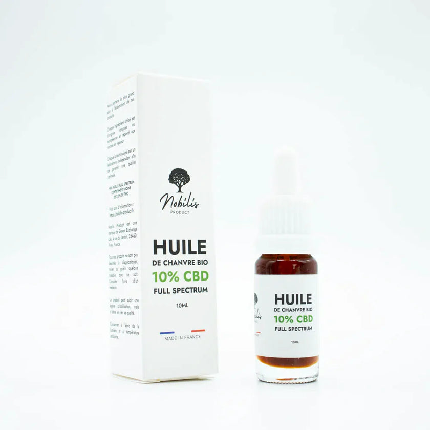 Huile de CBD 10% Full Spectrum – Nobilis Product